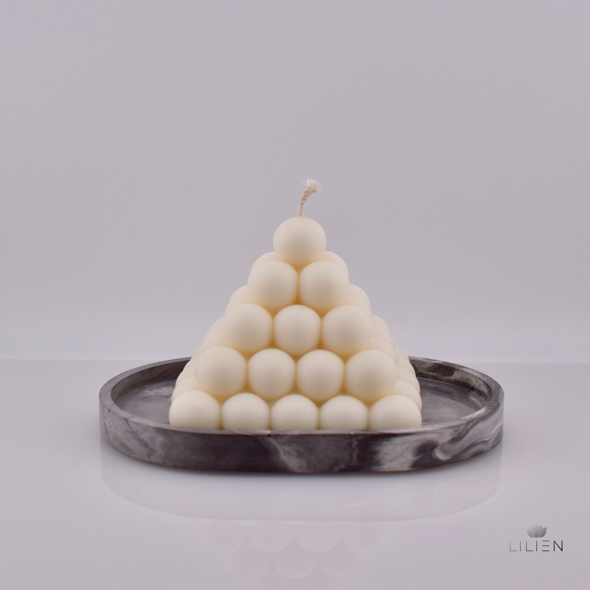 Bubble Pyramiden Kerze Lilien Candle Dekokerze Dekorationskerzen Kerzen Candle