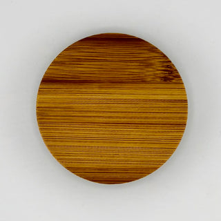 Bambusdeckel Ø 8 cm – passend für 10oz Kerzen