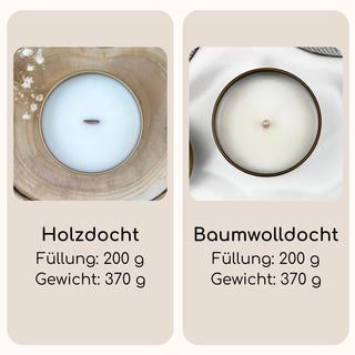 Duftkerze: Dose in Gold, Ø 6,5 cm