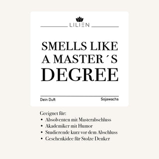 Duftkerze "Smells like a Master´s degree"