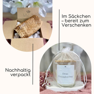 Duftkerze „Scheiß auf Valentinstag ich liebe dich jeden Tag ❤️“