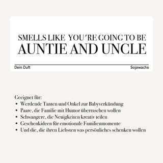 Duftkerze "Smells Like You’re Going To Be An Auntie"