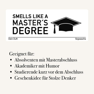 Duftkerze "Smells like a Master’s Degree"