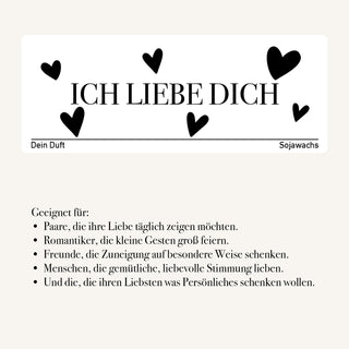 Duftkerze "Ich liebe dich"