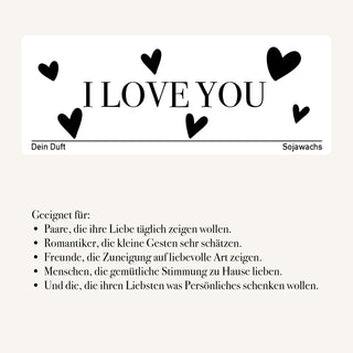 Duftkerze "I Love You"