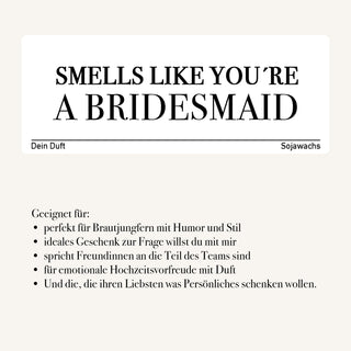 Duftkerze "Smells Like You’re a Bridesmaid"