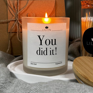Duftkerze "You did it!"