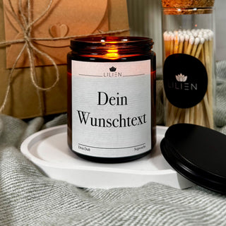 Personalisierte Duftkerze 'Wunschtext' Kerze Kerze im Tiegel