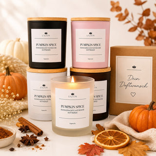 Duftkerze mit Duftnote Pumpkin Spice