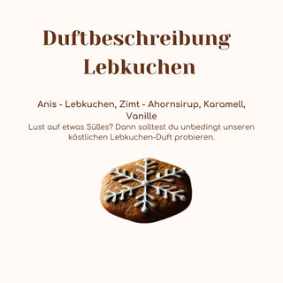 Duftkerze mit Duftnote Lebkuchen