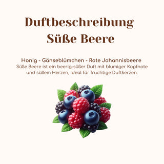 Duftkerze mit Duftnote Süße Beere