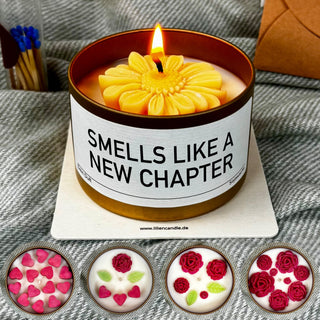 Duftkerze "Smells like a new chapter"