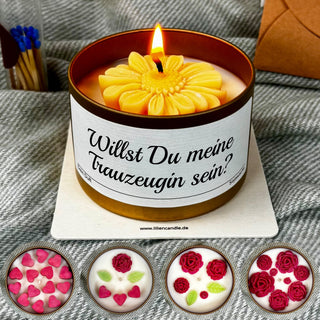 Duftkerze "Willst Du meine Trauzeugin sein?"