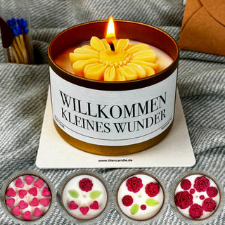 Duftkerze "Willkommen kleines Wunder"