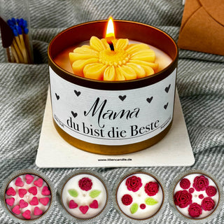 Duftkerze "Mama du bist die Beste"
