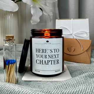 Duftkerze "Here´s to your NEXT CHAPTER"